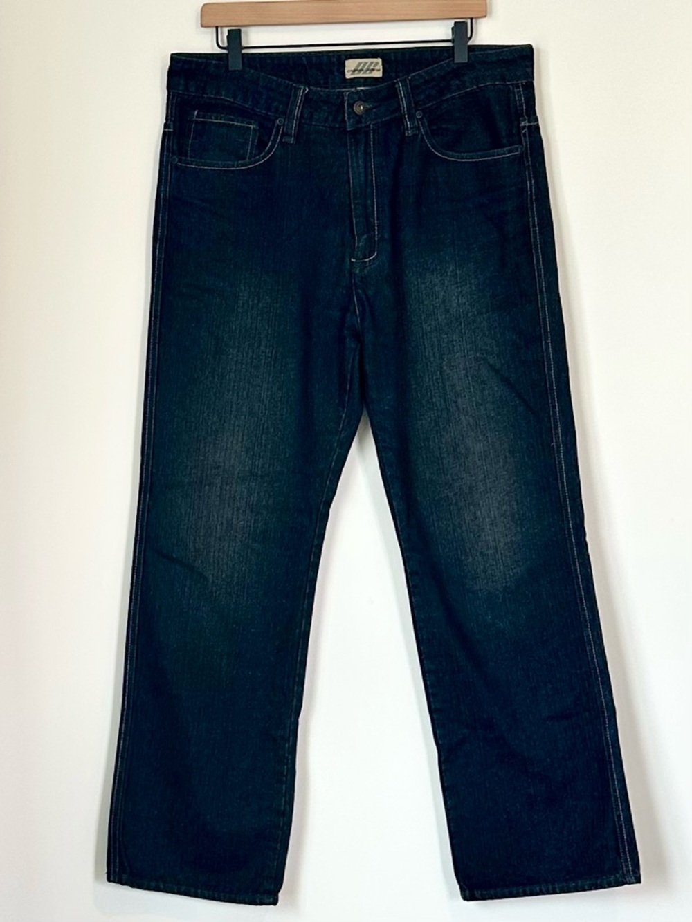 OC by Oleg Cassini Men’s Dark Blue Straight Jeans - Size: 34x30